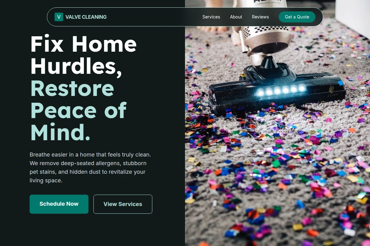 Valve Carpet Cleaning